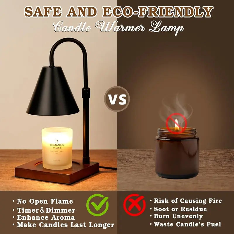 Funistree Dimmable Candle Warmer Lamp with Timer