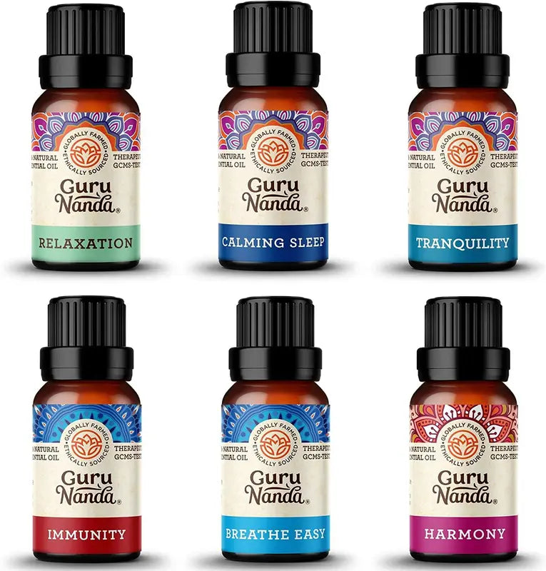 Gurunanda 6 Essential Oil Blends Set