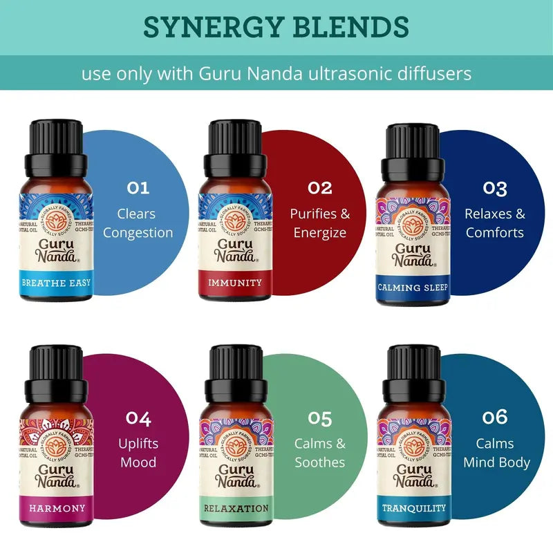 Gurunanda 6 Essential Oil Blends Set